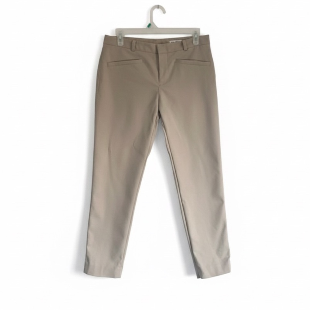 Club Monaco Taupe Cropped Ankle Trousers
